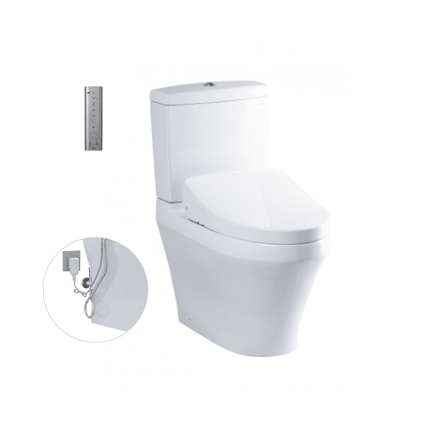 Bồn Cầu Điện Tử TOTO CS945PDW11#W Kèm Nắp Rửa Điện Tử WASHLET Dòng S7 - TCF4911Z (220V)