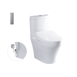 Bồn Cầu Điện Tử TOTO CS818DW11#XW Kèm Nắp Rửa Điện Tử WASHLET Dòng S7 - TCF4911Z (220V)