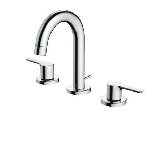 Vòi Lavabo TOTO TLS01201BA Tay Vặn Nóng Lạnh LB (3 Lỗ)