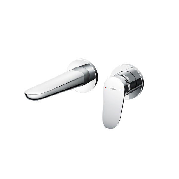 Vòi Lavabo TOTO TLS04308B Gật Gù Nóng Lạnh Gắn Tường LF (2 Lỗ)