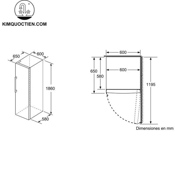 Tủ đông Bosch GSN36VI3P