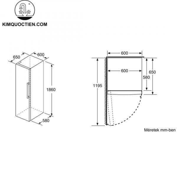 tủ lạnh Bosch HMH.KSV36VI3P