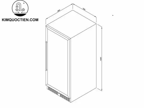 Tủ rượu Malloca MWC-120DC