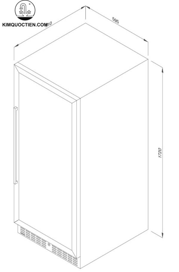 Tủ rượu Malloca MWC-180BG