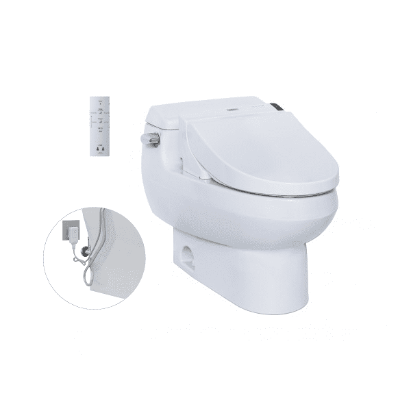 Bồn Cầu Điện Tử TOTO MS688W6#XW Kèm Nắp Rửa Điện Tử WASHLET Dòng C5 - TCF6531Z (220V)