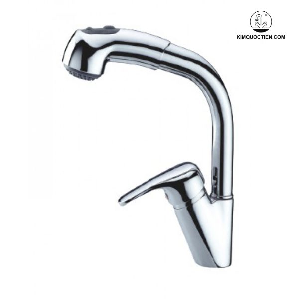 Vòi Chậu Rửa Chén MALLOCA K140 Nóng Lạnh Dây Rút