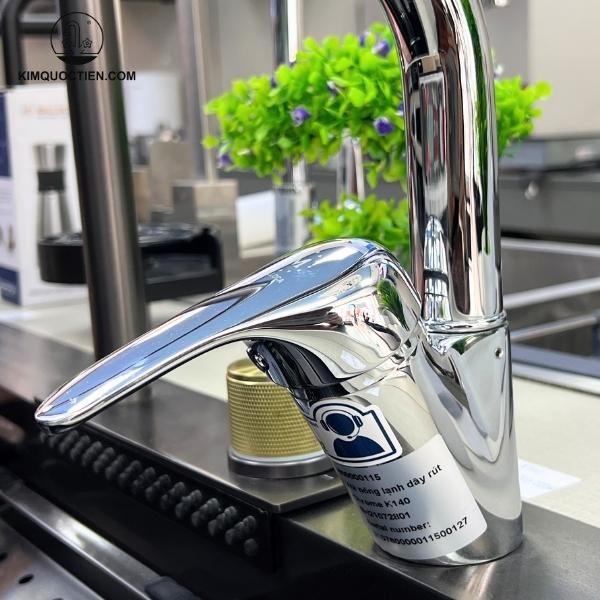 Vòi Chậu Rửa Chén MALLOCA K140 Nóng Lạnh Dây Rút