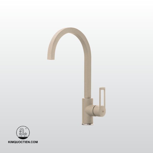 Vòi Chậu Rửa Chén MALLOCA MF-062 Nóng Lạnh Màu Kem