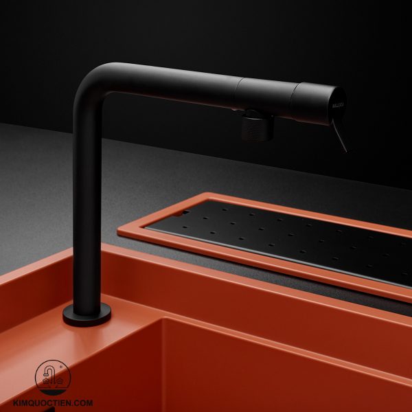 Vòi Chậu Rửa Chén MALLOCA MF-070 Nóng Lạnh Màu Đen