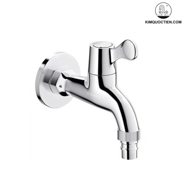 Vòi được sản xuất từ chất liệu đồng thau không chỉ mang đến vẻ sáng bóng và còn đảm bảo độ bền bỉ trước các tác động nước và nhiệt độ