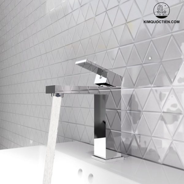 Vòi được thiết kế để tạo áp lực nước phù hợp giúp ổn định dòng chảy, tiết kiệm nước hiệu quả