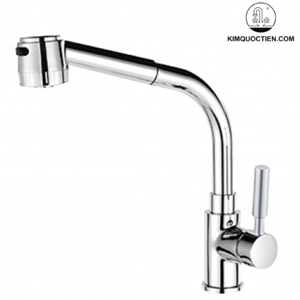 Lớp mạ crom giúp vòi rửa chén EUROSUN giữ vẻ ngoài sáng bóng