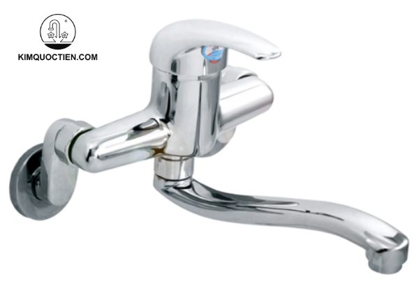 Vòi Rửa Chén VIGLACERA VG701 Nóng Lạnh Gắn Tường an toàn rửa chén cho người dùng