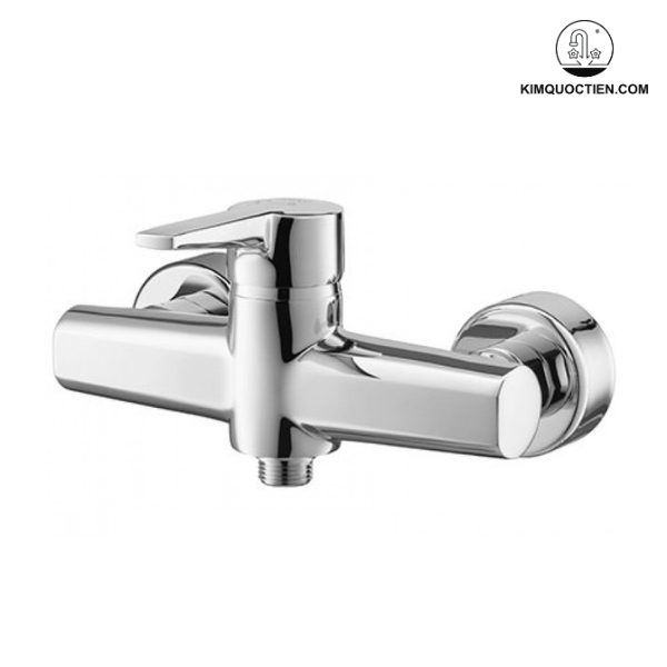 Vòi sen COTTO CT2264A nóng lạnh Linio, thân van đồng thau, lớp mạ Nickel-Chrome sáng bóng, thiết kế hiện đại, nâng tầm phòng tắm.