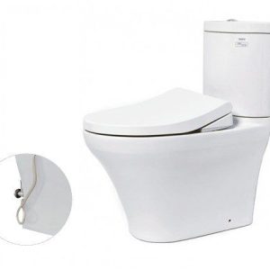 Bồn Cầu TOTO CS818DE4#XW 2 Khối Nắp Rửa Cơ TCW1211A