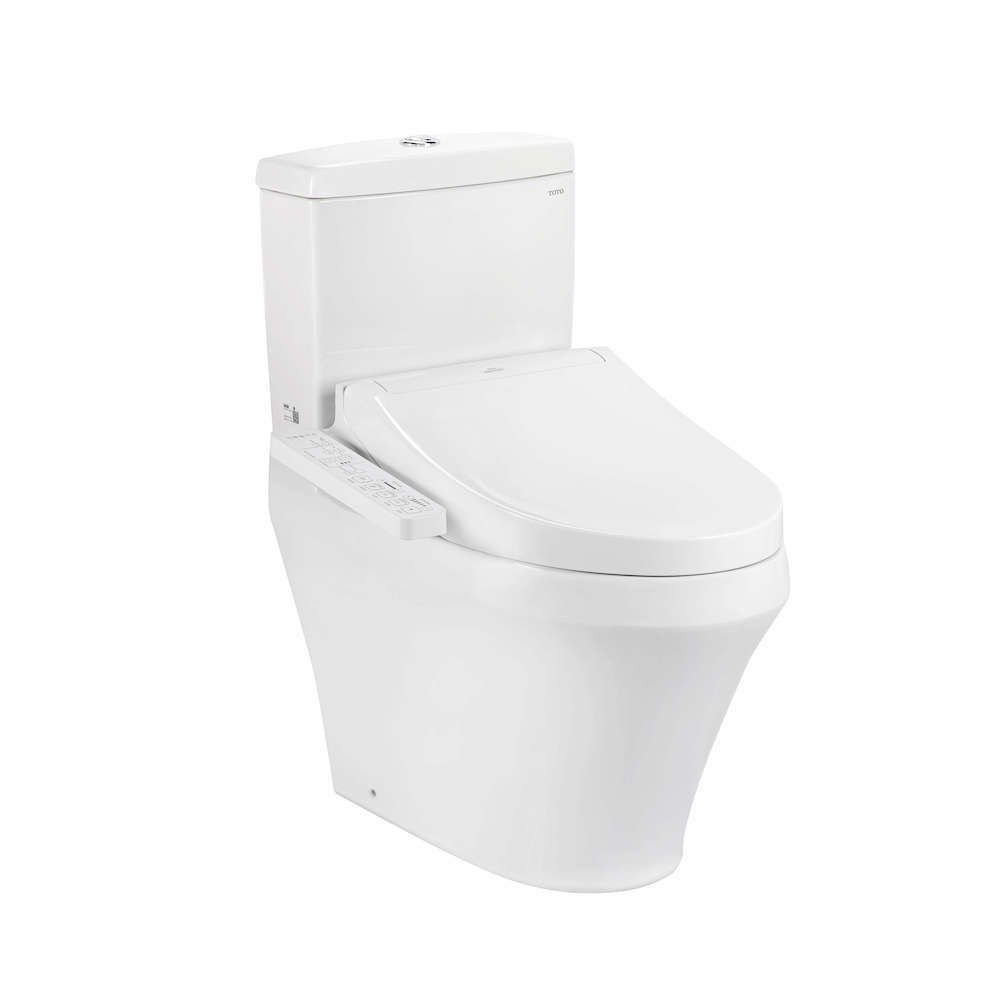 Bồn Cầu Điện Tử TOTO CS945DNW16#XW Kèm Nắp Rửa Điện Tử WASHLET Dòng C2 - TCF23410AAA (220V)