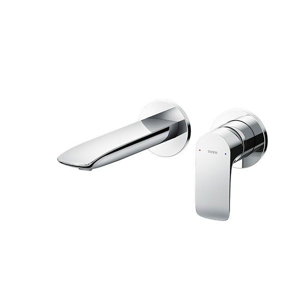 Vòi Lavabo TOTO TLG04309BB Gật Gù Nóng Lạnh Gắn Tường GA (2 Lỗ)