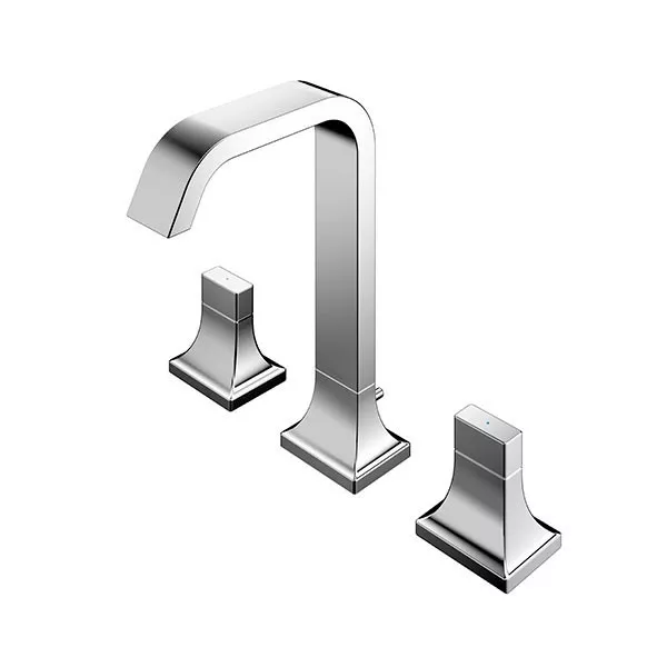 Vòi Lavabo TOTO TLG08201B#BN Tay Vặn Nóng Lạnh GC (3 Lỗ)