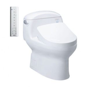 Bồn Cầu Điện Tử TOTO MS914CRW12#XW Kèm Nắp Rửa Điện Tử WASHLET (Loại Giấu Dây) Dòng S7 - TCF4911EZ (220V)