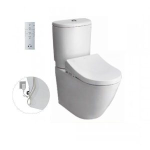Bồn Cầu Điện Tử TOTO CS761DW5#XW Kèm Nắp Rửa Điện Tử WASHLET Dòng S7 - TCF4732A (220V)