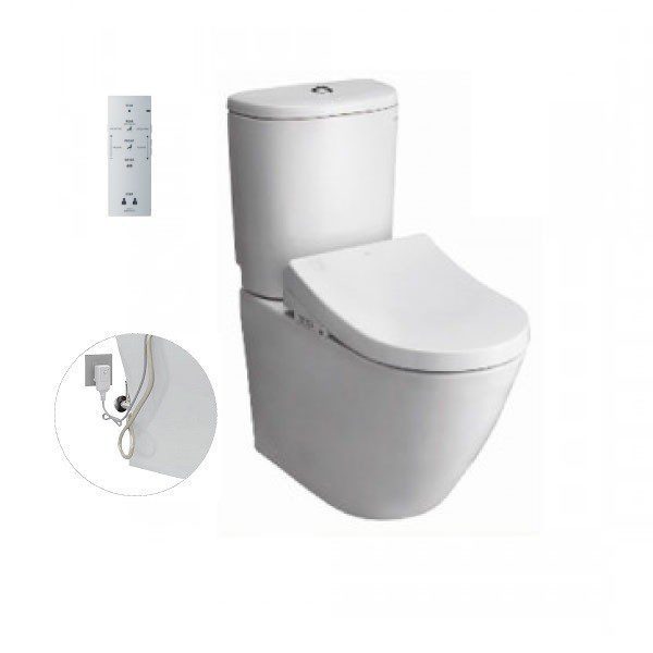 Bồn Cầu Điện Tử TOTO CS761DW5#XW Kèm Nắp Rửa Điện Tử WASHLET Dòng S7 - TCF4732A (220V)