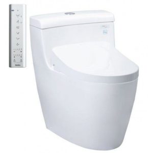 Bồn Cầu Điện Tử TOTO MS636CDRW12#XW Kèm Nắp Rửa Điện Tử WASHLET (Loại Giấu Dây) Dòng S7 - TCF4911EZ (220V)
