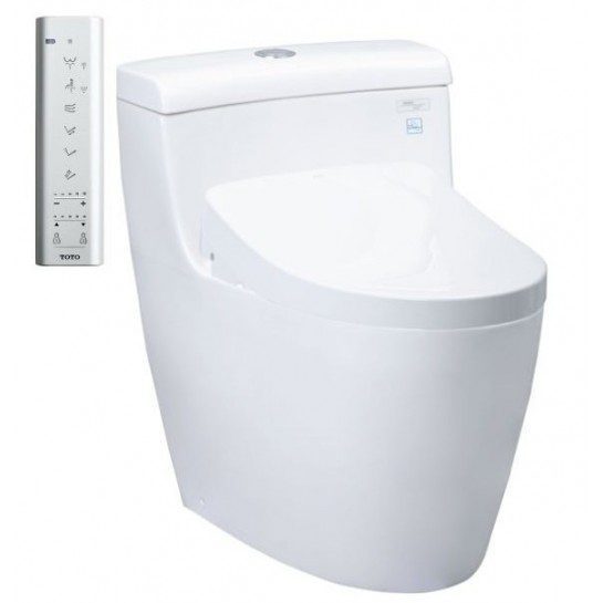 Bồn Cầu Điện Tử TOTO MS636CDRW12#XW Kèm Nắp Rửa Điện Tử WASHLET (Loại Giấu Dây) Dòng S7 - TCF4911EZ (220V)