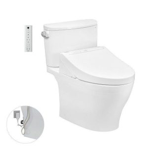Bồn Cầu Điện Tử TOTO CS767RW14#XW Kèm Nắp Rửa Điện Tử WASHLET Dòng C5 - TCF24410AAA (220V)