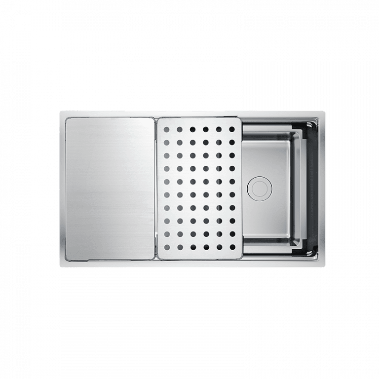 Chậu Rửa Chén KONOX KN7644SU Dekor Chống Xước 760mm Inox 1 Hộc