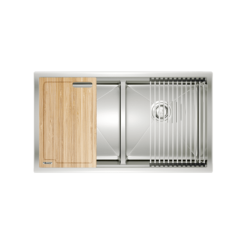 Chậu Rửa Chén KONOX KN8046DUB 2 Hộc