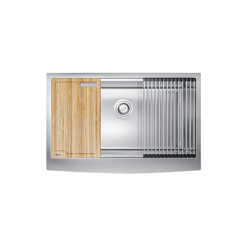 Chậu Rửa Chén KONOX KN8051AS Curve Inox 1 Hộc