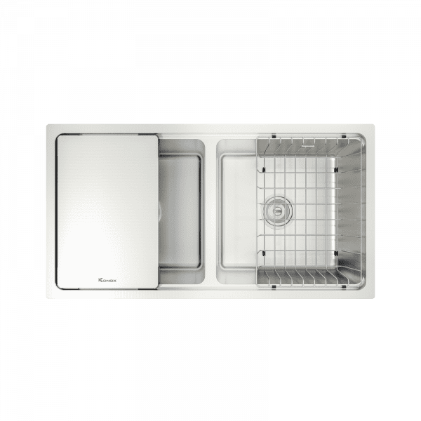 Chậu Rửa Chén KONOX KN8646DU Dekor 2 Hộc Inox