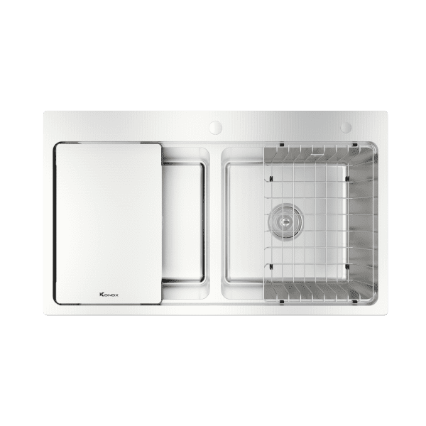 Chậu Rửa Chén KONOX KN8651TD Dekor 2 Hộc Inox