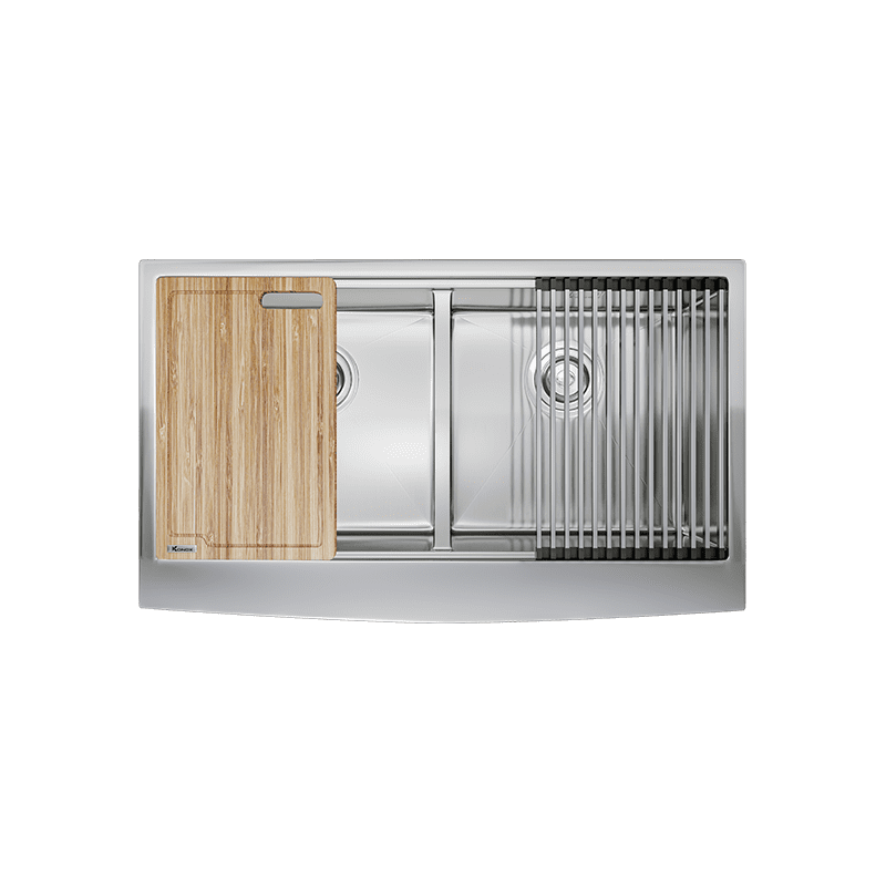 Chậu Rửa Chén KONOX KN8751DA Curve 2 Hộc