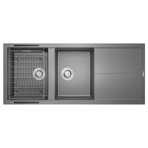 Chậu Rửa Chén KONOX LIVELLO 1160 Grey Màu Xám