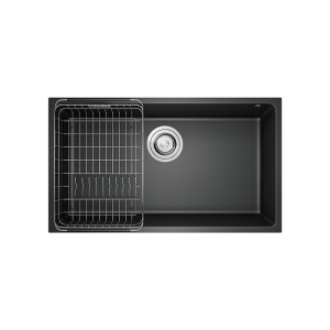 Chậu Rửa Chén KONOX NAROS 760S Black Đá Granite 760mm