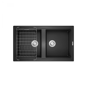 Chậu Rửa Chén KONOX PHOENIX 860 Black 2 Hộc Màu Đen