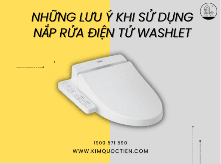 Cách sử dụng nắp rửa điện tử Washlet
