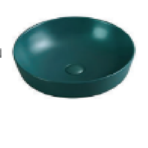 Chậu Rửa Lavabo BELLO BB - 400218 Đặt Bàn Tròn Màu Xanh