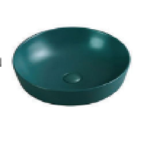 Chậu Rửa Lavabo BELLO BB - 400218 Đặt Bàn Tròn Màu Xanh