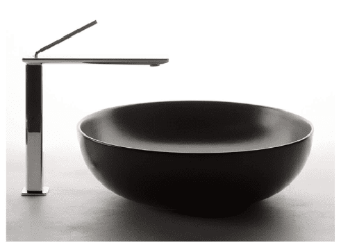 Chậu Rửa Lavabo BELLO BB - 400217 Đặt Bàn Tròn Màu Đen