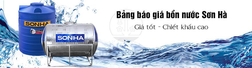 Bảng báo giá bồn nước Sơn Hà | Chiết khấu tốt nhất