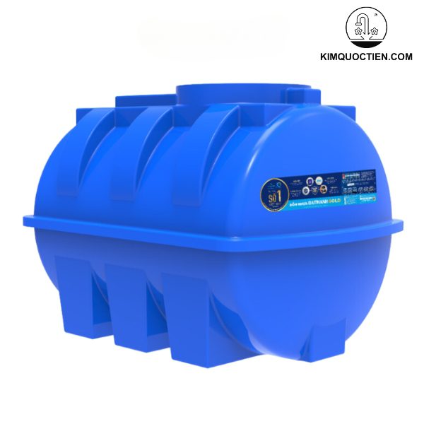 Bồn được trang bị nắp đậy ngăn bụi và chất bẩn xâm nhập, đảm bảo nguồn nước bên trong luôn sạch sẽ