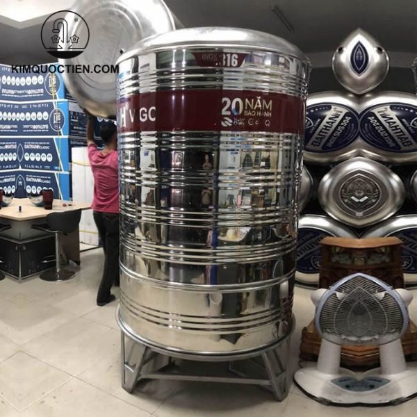 Bồn Inox ĐT BNDTI2000DN Đứng 316 sản phẩm siêu bền bỉ