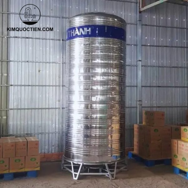 Bồn Inox ĐT BNDTI8000D Đứng 304 siêu bền an toàn vệ sinh nguồn nước