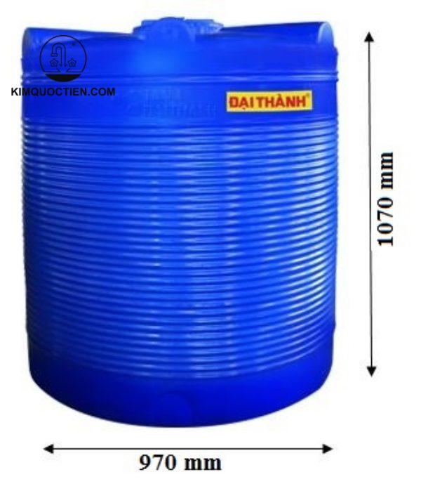 Bồn Nhựa ĐT BNDTNM750Đ Thế Hệ Mới Đứng được thiết kế với nhiều cải tiến vượt trội