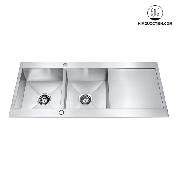 Chậu rửa chén Bello BL-C460 2 hộc 1 bàn được thiết kế đơn giản, sang trọng và tiện nghi