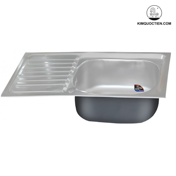 Chậu rửa chén Đại Thành ĐA 21 1 hộc 1 bàn với thiết kế liền khối, chất liệu inox siêu bền, không chỉ mang lại độ bền vượt trội và sự tiện nghi cho người dùng mà còn đảm bảo an toàn sức khỏe.
