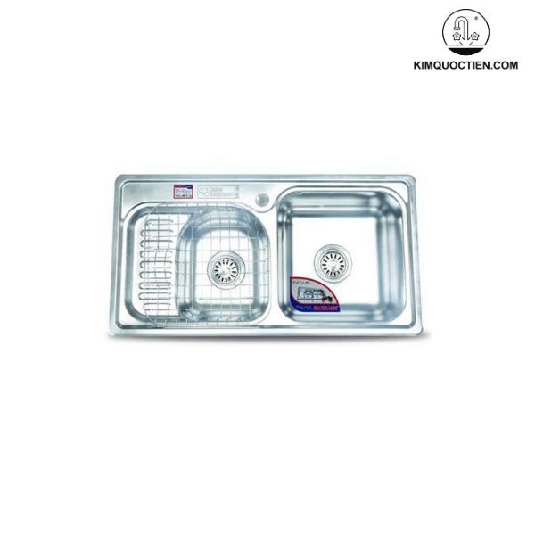 Chất liệu Inox 304 bền bỉ kết hợp với thép không gỉ và công nghệ phun sơn tĩnh điện giúp hạn chế tình trạng oxi hóa, bảo vệ sức khỏe người dùng