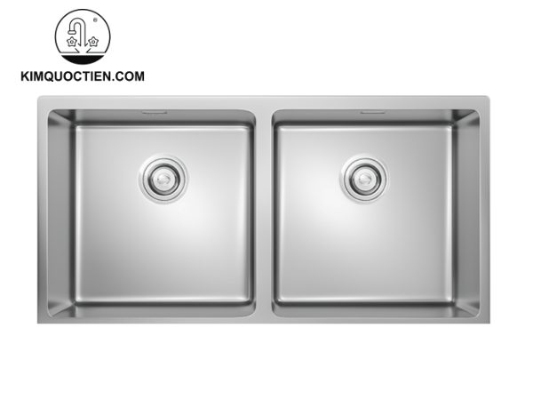 Chậu Rửa Chén KONOX CUBE 8744DU 2 Hộc phong cách thiết kế hiện đại